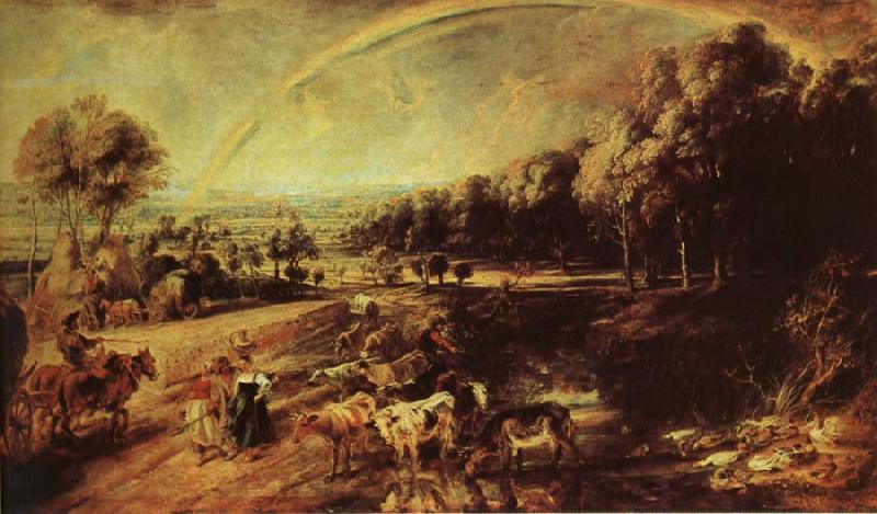 Peter Paul Rubens Rainbow Landscape Germany oil painting art